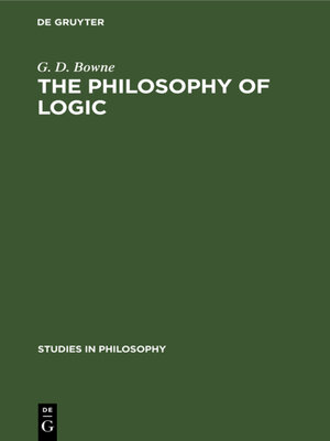 cover image of The Philosophy of Logic